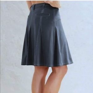 Athleta Whatever Skort Navy Blue/Grey